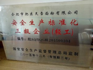 安全生产标准化三级企业