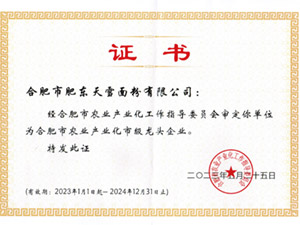 市级龙头企业
